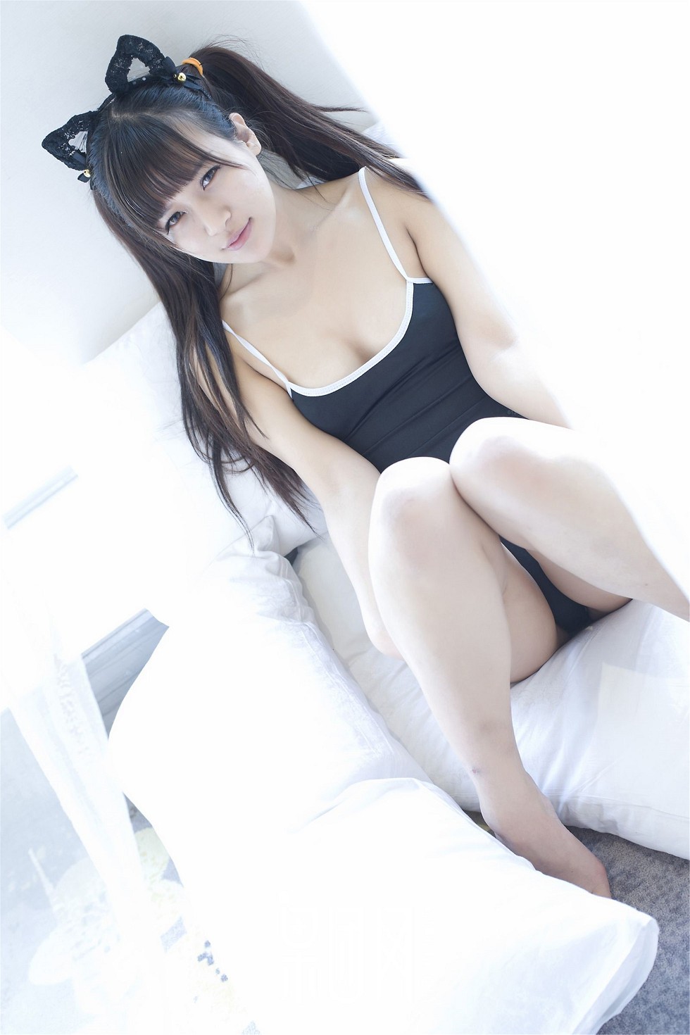 [GIRLT果团网]NO.030_嫩模熙恩居家日系连体运动服半脱秀性感内衣诱惑深沟写真52P