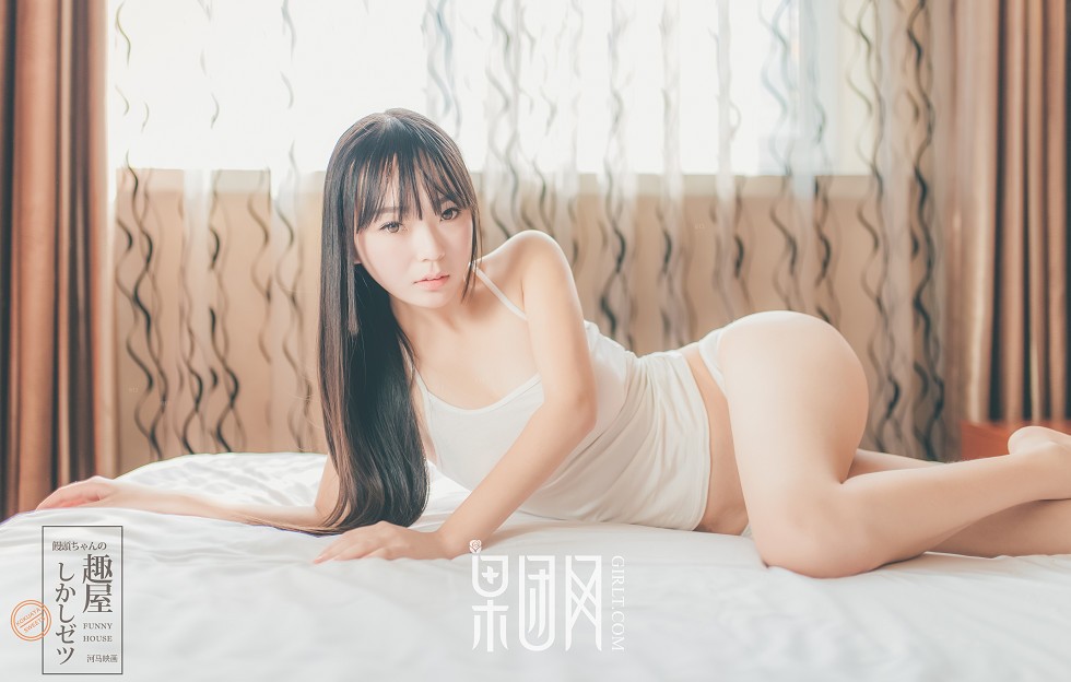 [GIRLT果团网]NO.034_似吉冈里帆少女嫩模居家私房白色内衣秀傲人美乳诱惑写真31P