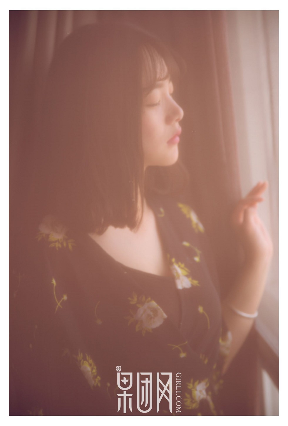 [GIRLT果团网]NO.035_嫩模皮蛋儿黑色蕾丝透视装全脱大尺度秀诱人胴体诱惑写真79P