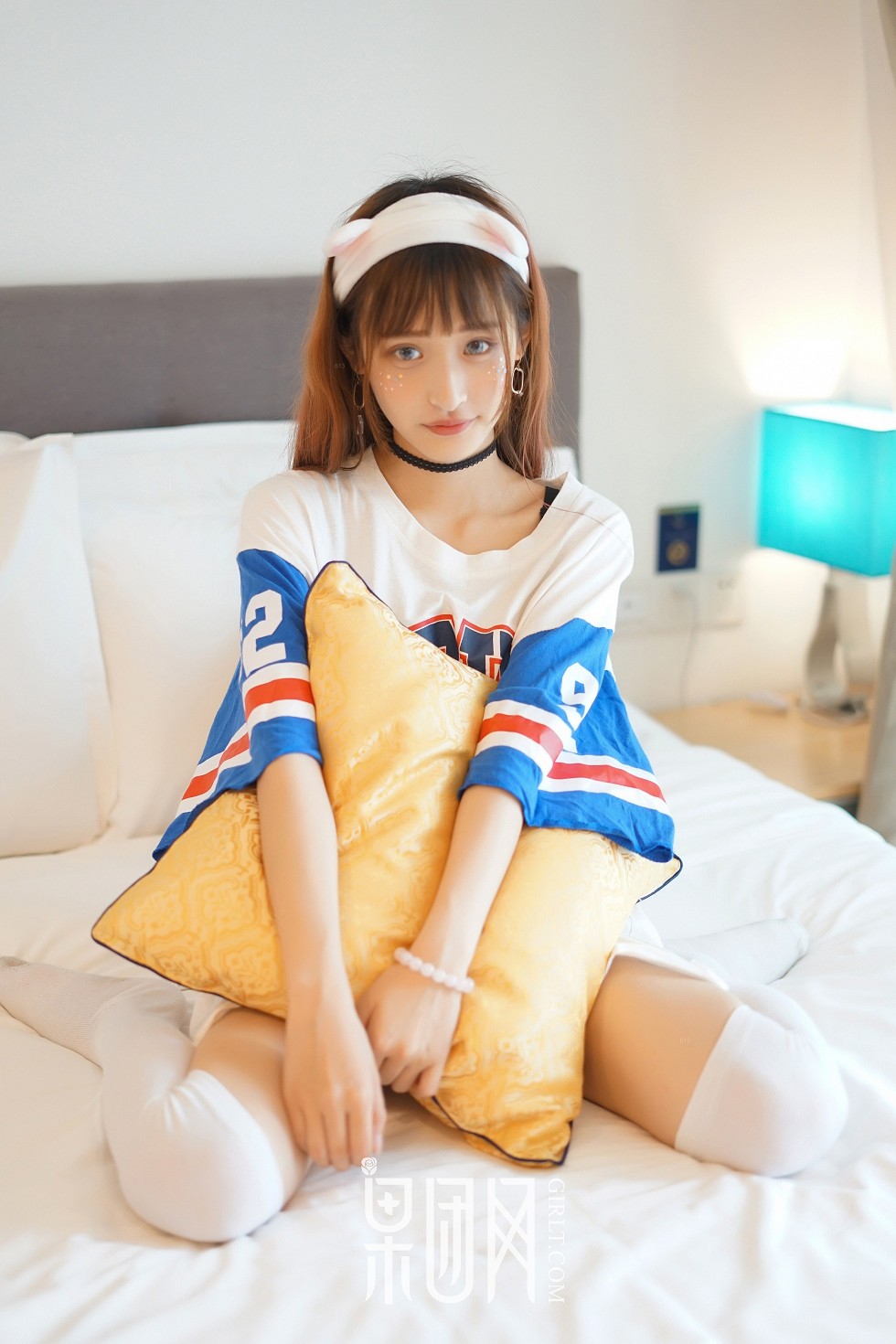 [GIRLT果团网]NO.036_嫩模little贝壳性感小狐狸居家粉嫩内衣系列甜美迷人写真55P