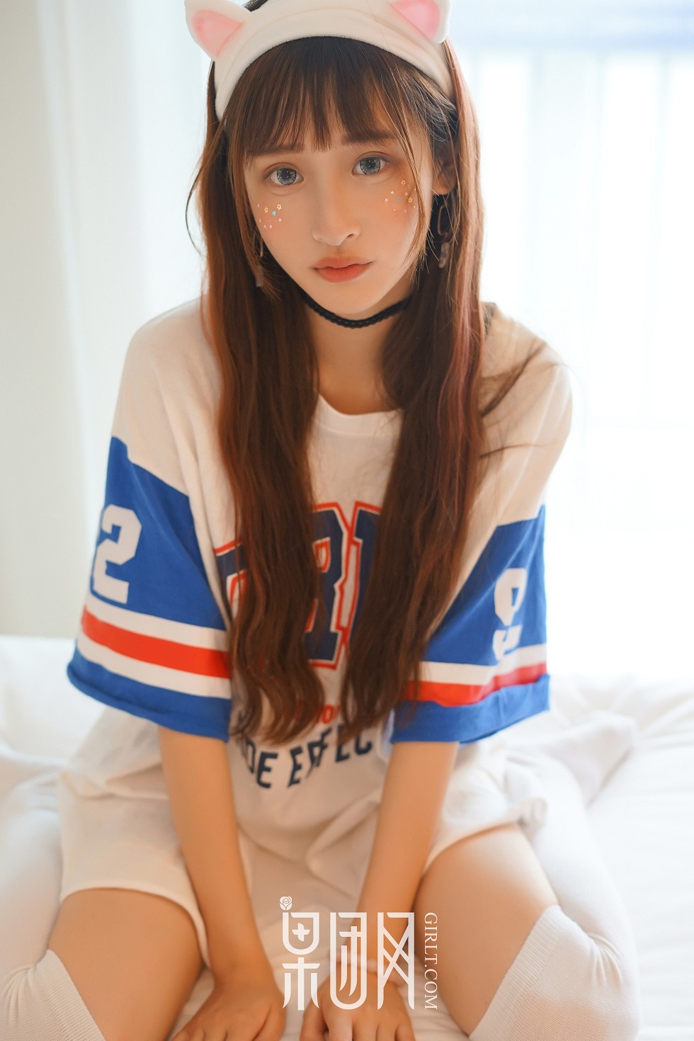 [GIRLT果团网]NO.036_嫩模little贝壳性感小狐狸居家粉嫩内衣系列甜美迷人写真55P