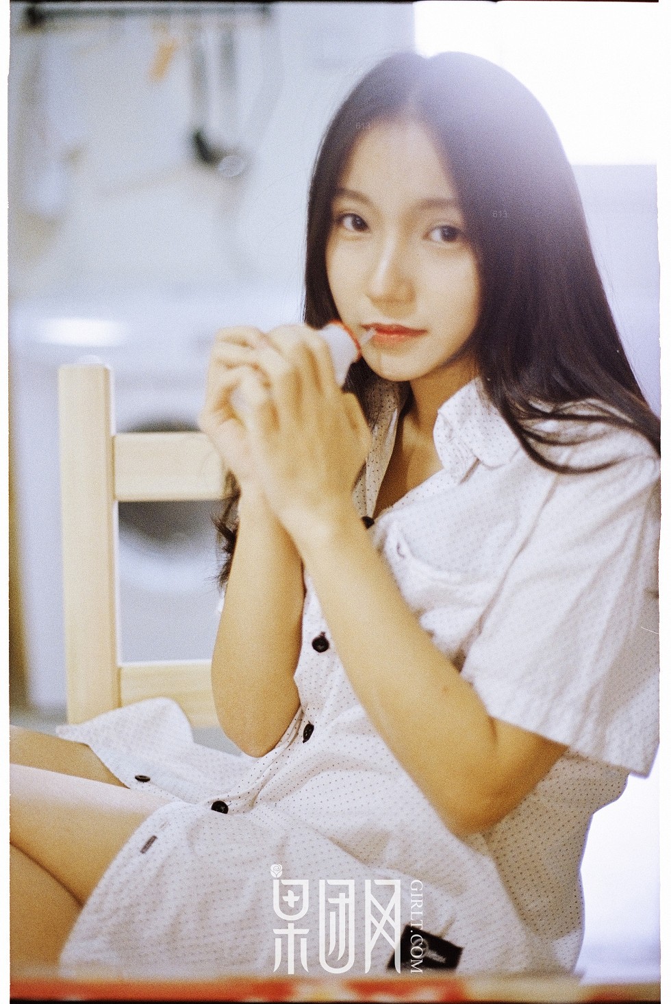 [GIRLT果团网]TG017_甜美女神范雅惠居家清爽白衬衣秀雪白肌肤性感可人写真67P