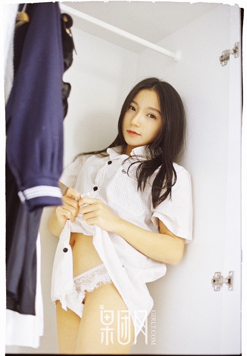 [GIRLT果团网]TG017_甜美女神范雅惠居家清爽白衬衣秀雪白肌肤性感可人写真67P