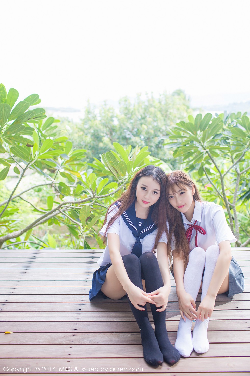 [IMISS爱蜜社]Vol.133_嫩模赵小米Kitty&sugar小甜心CC苏梅岛旅拍性感姐妹花31P