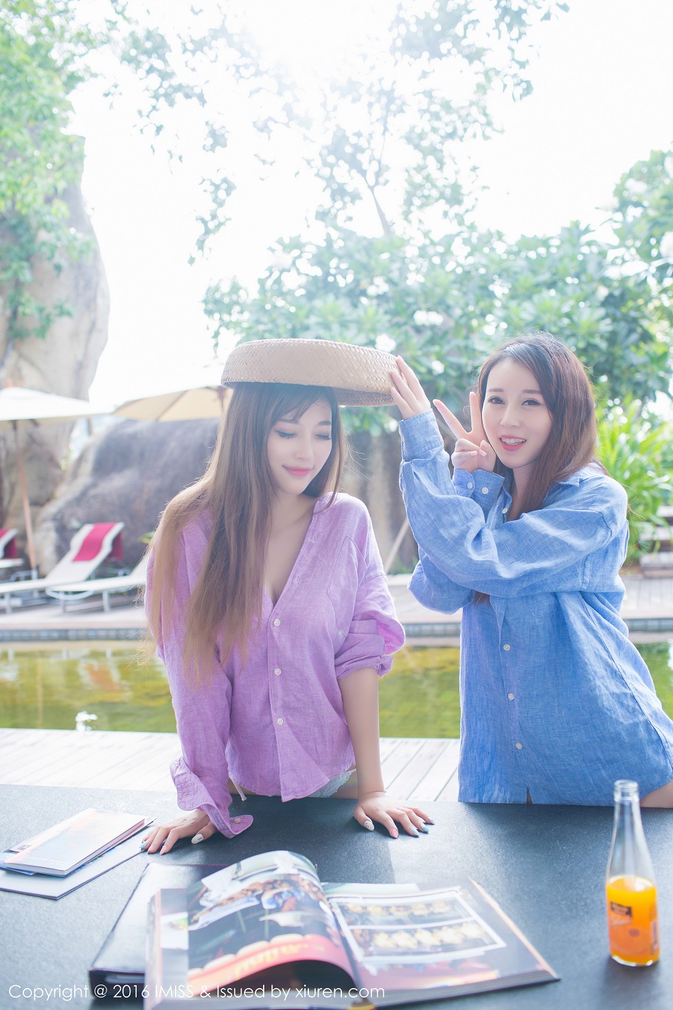 [IMISS爱蜜社]Vol.133_嫩模赵小米Kitty&sugar小甜心CC苏梅岛旅拍性感姐妹花31P
