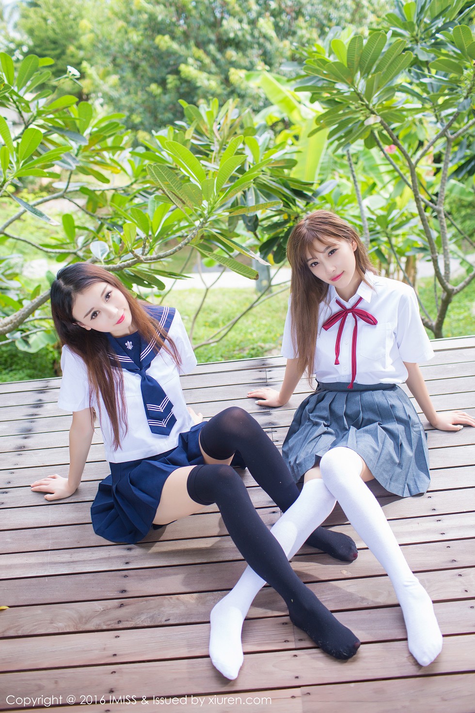 [IMISS爱蜜社]Vol.133_嫩模赵小米Kitty&sugar小甜心CC苏梅岛旅拍性感姐妹花31P