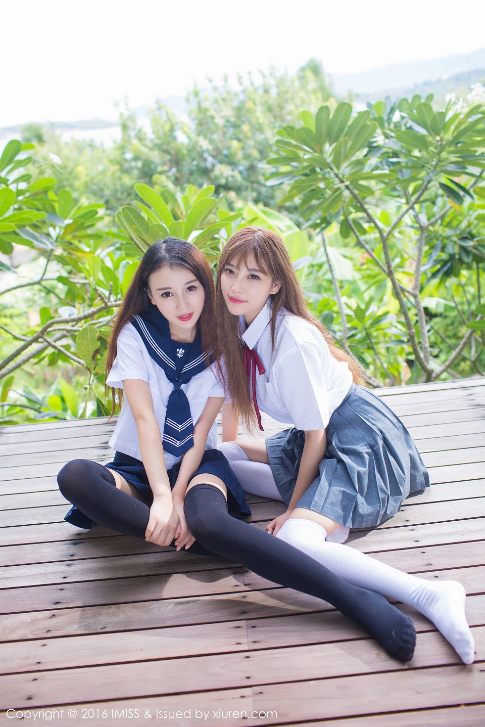 [IMISS爱蜜社]Vol.133_嫩模赵小米Kitty&sugar小甜心CC苏梅岛旅拍性感姐妹花31P