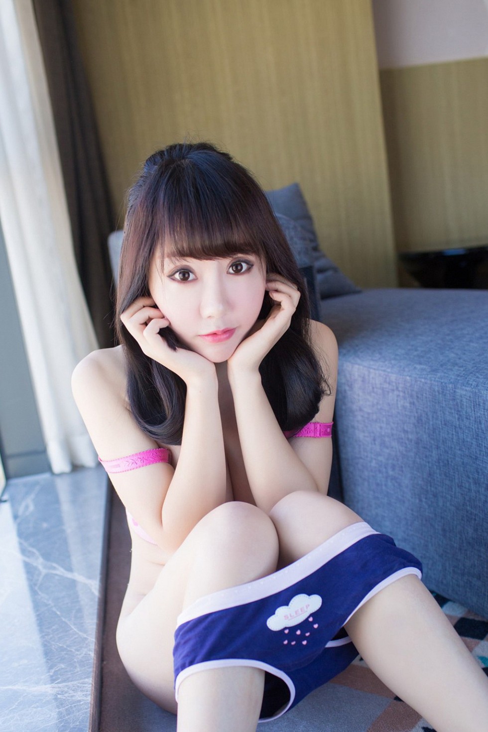 [IMISS爱蜜社]Vol.145_嫩模夏笑笑Summer性感兔女郎高叉连体豹纹内衣诱惑写真69P