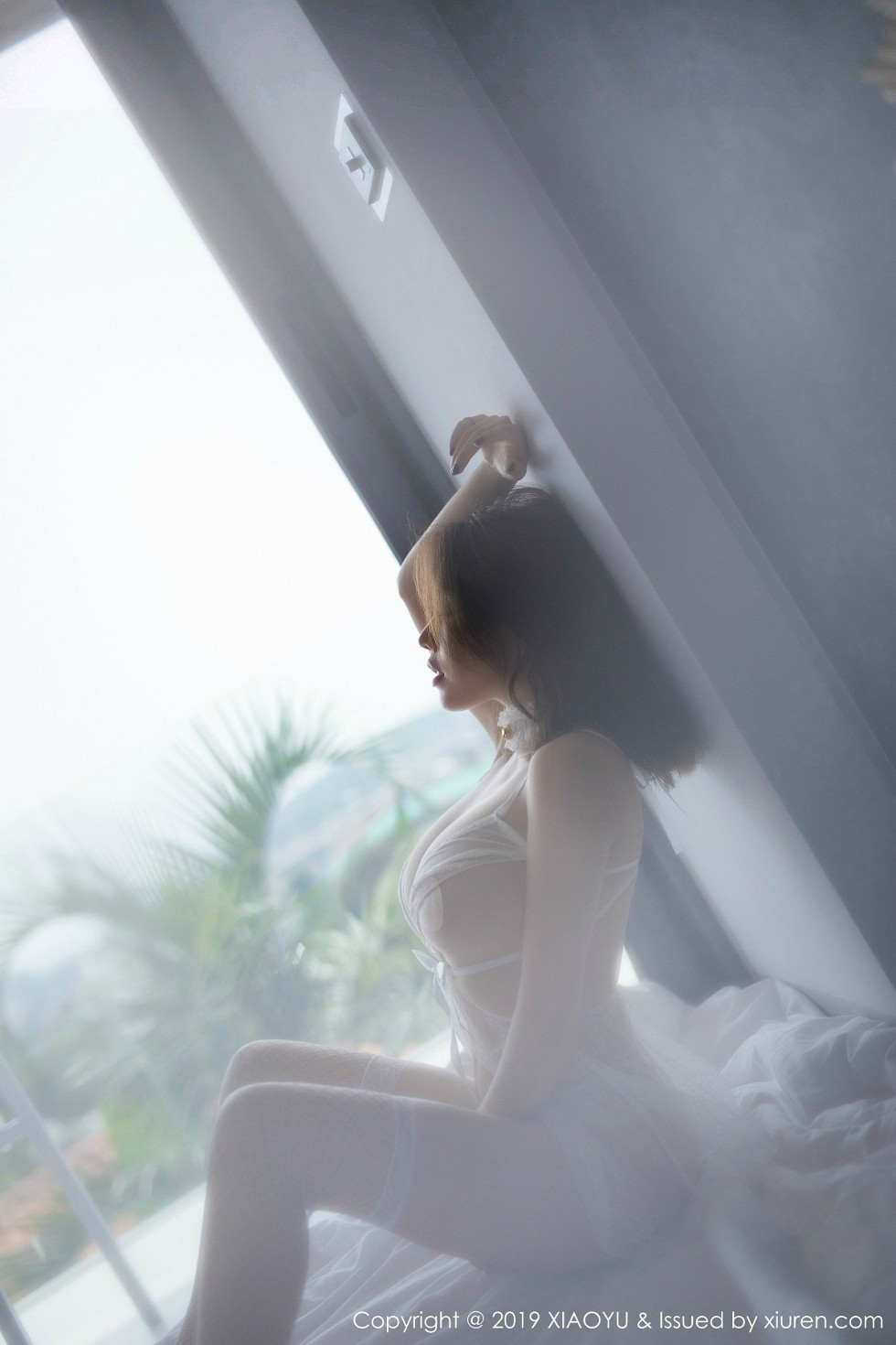 [XiaoYu画语界]Vol.047_女神黄乐然普吉岛旅拍白色蕾丝薄纱秀完美身材诱惑写真60P