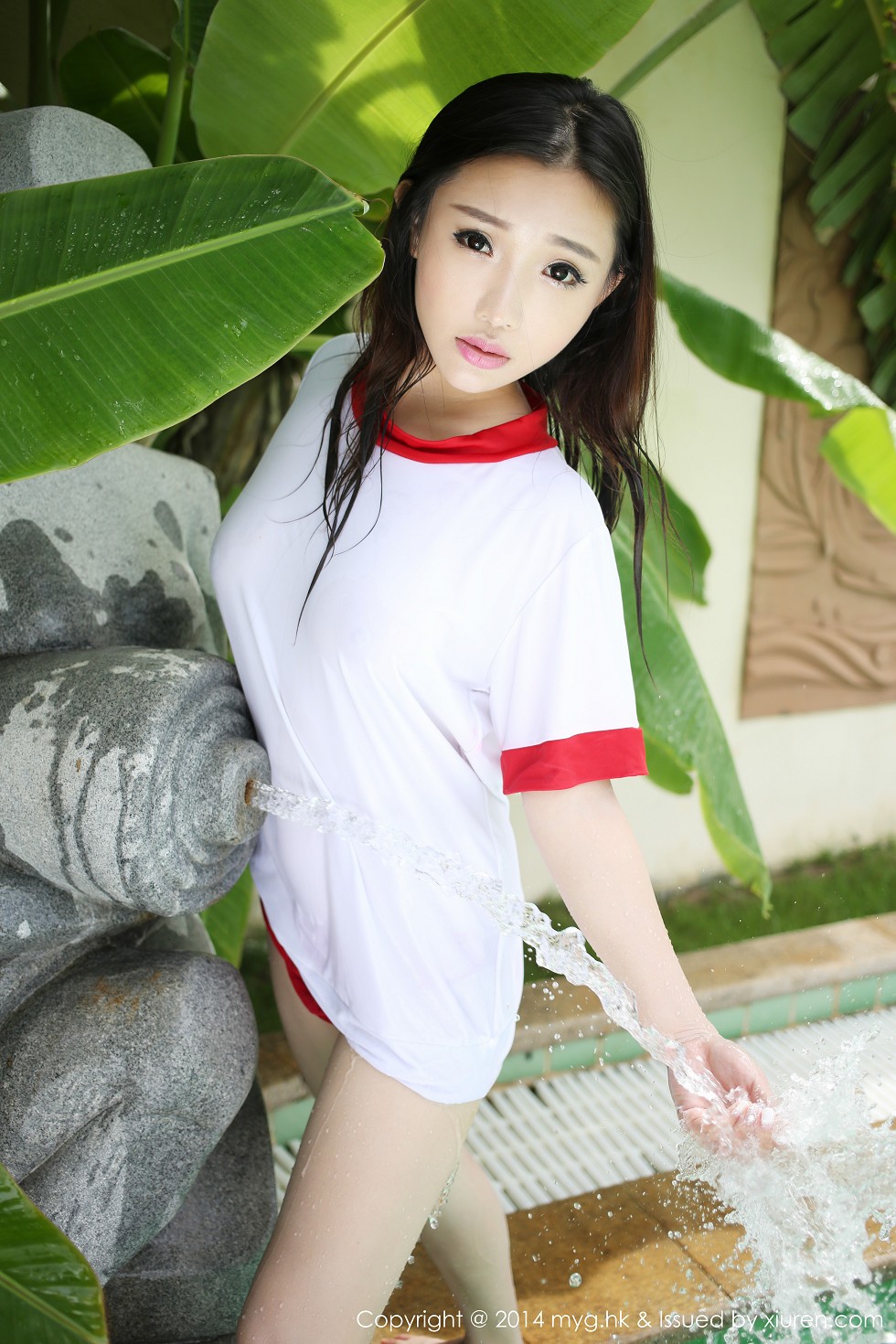 [MyGirl美媛馆]Vol.044_嫩模Anna徐子琦三亚旅拍漂亮花仙子性感比基尼写真54P
