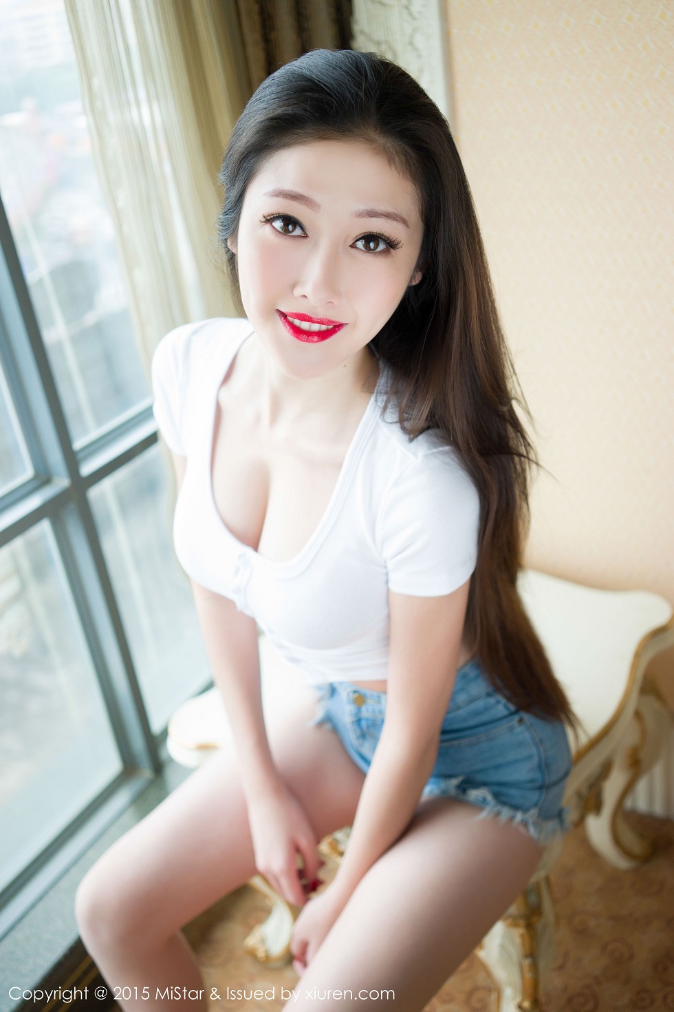 [MiStar魅妍社]Vol.028_嫩模夏妍baby居家私房黑色蕾丝内裤诱惑翘臀写真60P