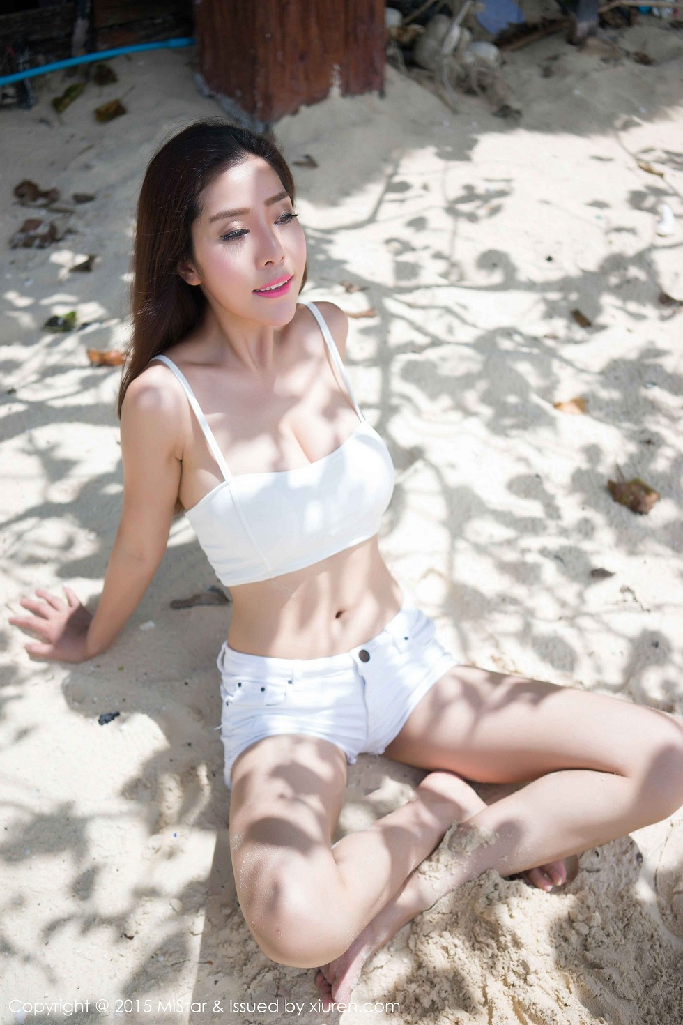 [MiStar魅妍社]Vol.043_嫩模陈欣普吉岛旅拍白色比基尼完美曲线豪乳诱惑60P