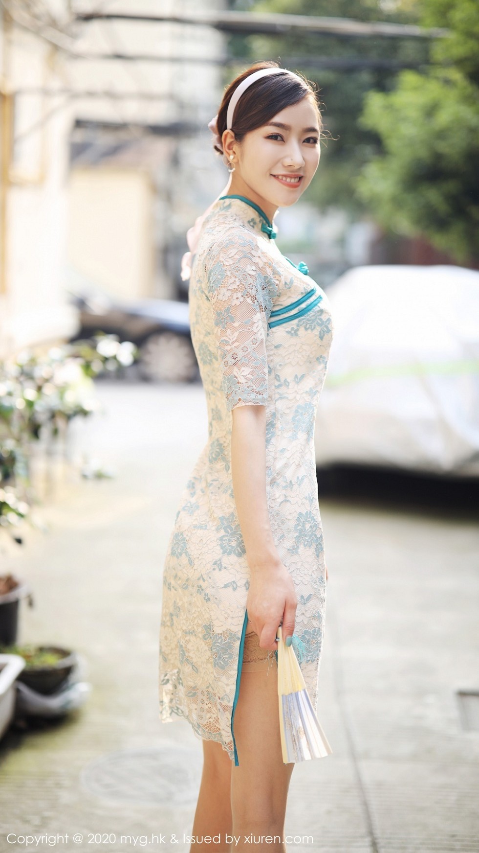 [MyGirl美媛馆]Vol.446_模特方子萱私房古韵旗袍配现代丝袜秀高挑身材诱惑写真105P