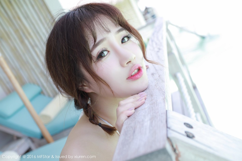 [MFStar模范学院]Vol.049_嫩模徐cake马尔代夫旅拍蓝色透视情趣睡衣完美诱惑51P