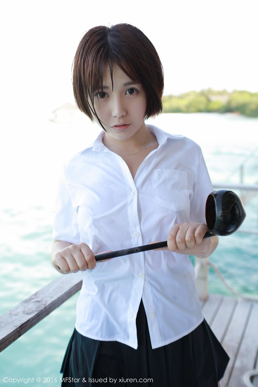 [MFStar模范学院]Vol.057_Evelyn艾莉马尔代夫旅拍性感比基尼白嫩肌肤写真53P