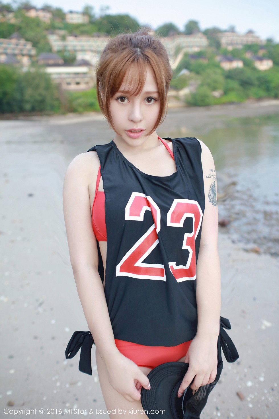 [MFStar模范学院]Vol.067_嫩模Evelyn艾莉心愿旅拍性感内衣蕾丝网袜诱惑写真50P