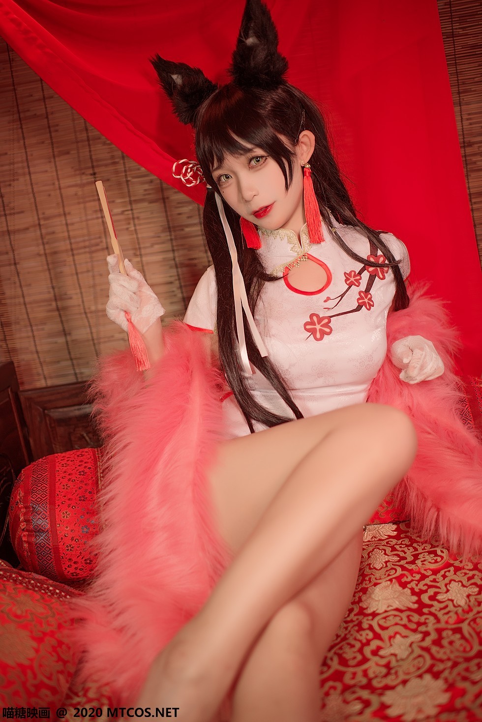 [喵糖映画]HML.028_爱宕旗袍美女私房猫女郎装扮高开旗袍秀白嫩美腿诱惑写真20P