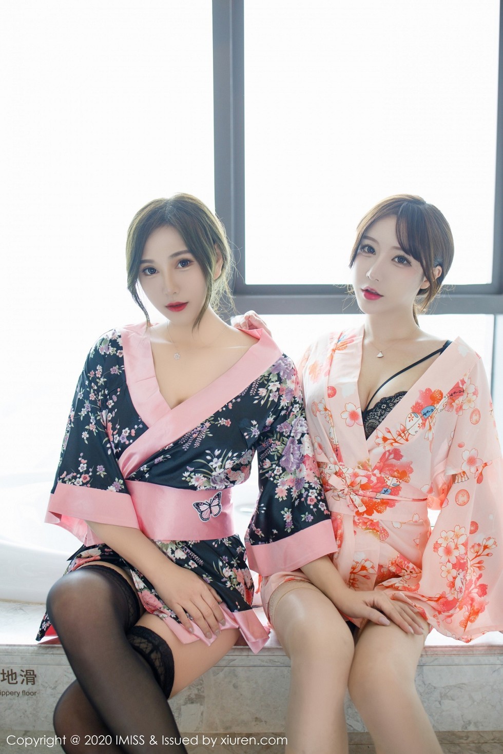 [IMISS爱蜜社]Vol.493_丽质模特Lavinia肉肉＆LindaLinda私房性感内衣完美诱惑写真73P
