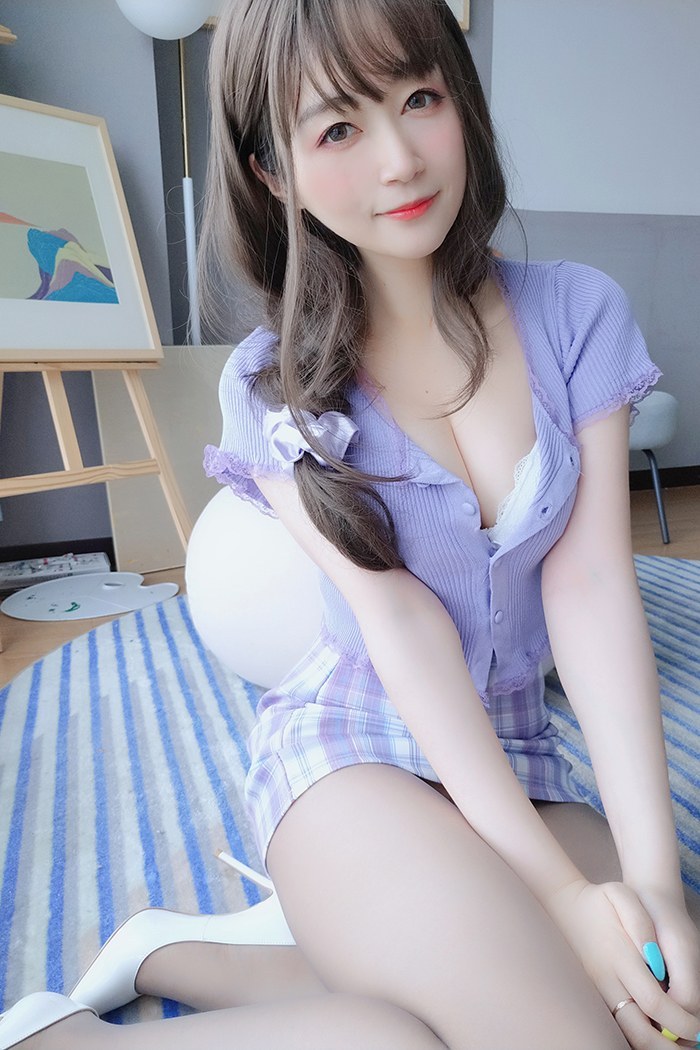 邻家小妹白银八一奶味酥胸灰丝勾魂(图22)