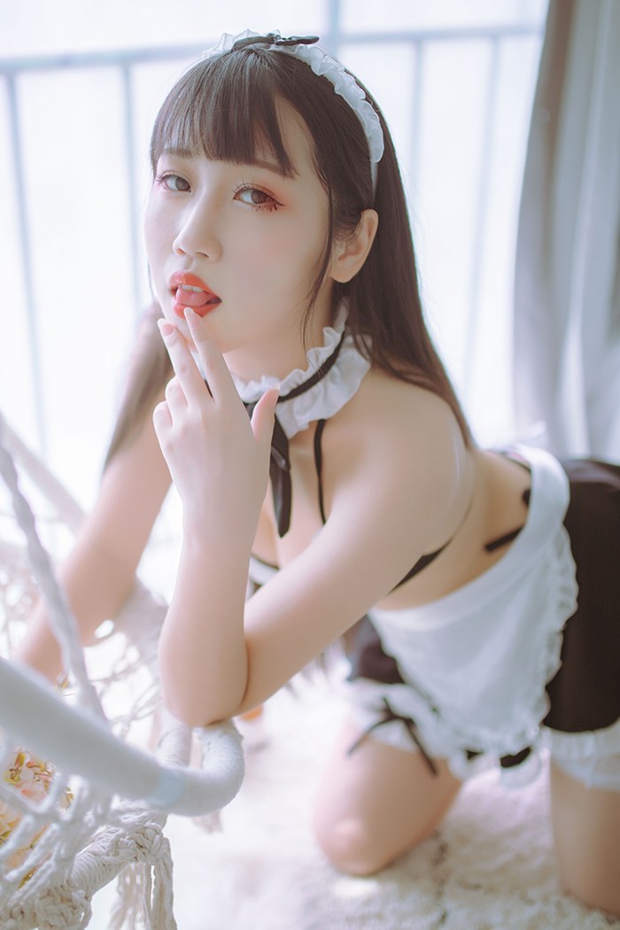 好色女仆利世与不呆猫的调教爱抚(图15)