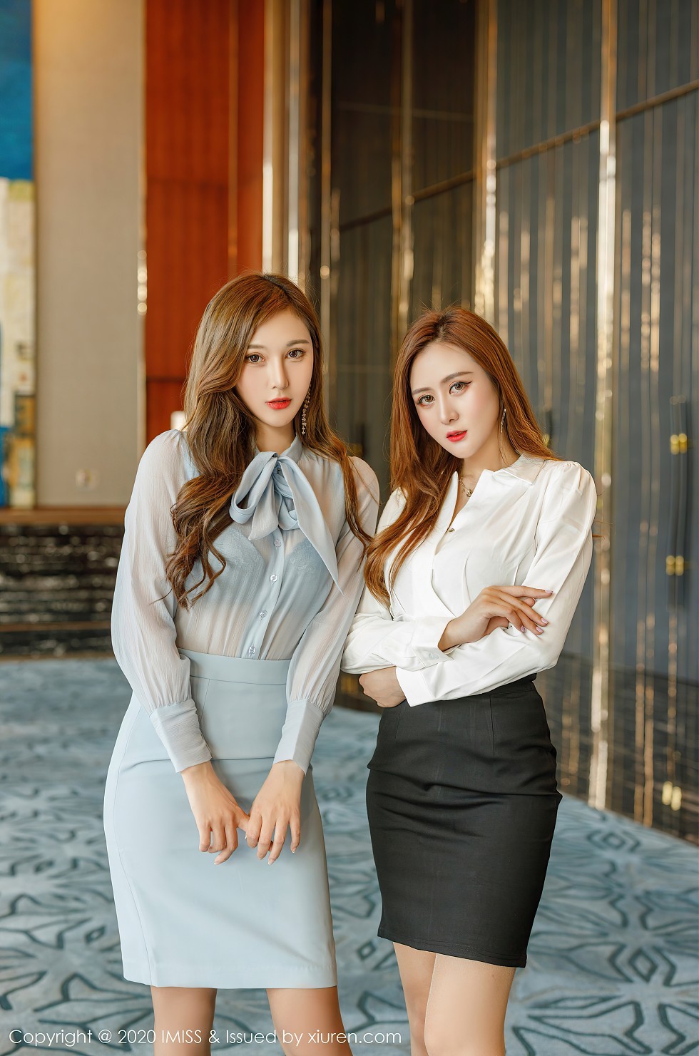 [IMISS爱蜜社]Vol.504_嫩模Lavinia肉肉＆蜜桃cc私房0L主题性感蕾丝内衣惹火诱惑写真66P