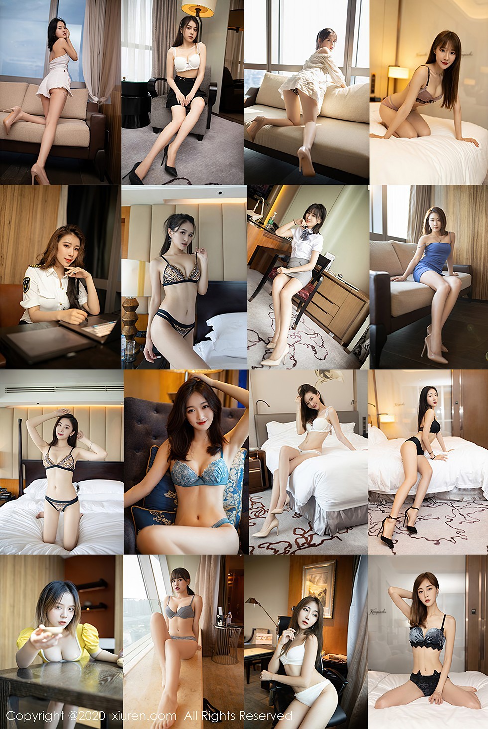 XiuRen第2617期_秀人模特合集18位新人麻豆私房性感内衣系列秀完美身材写真87P