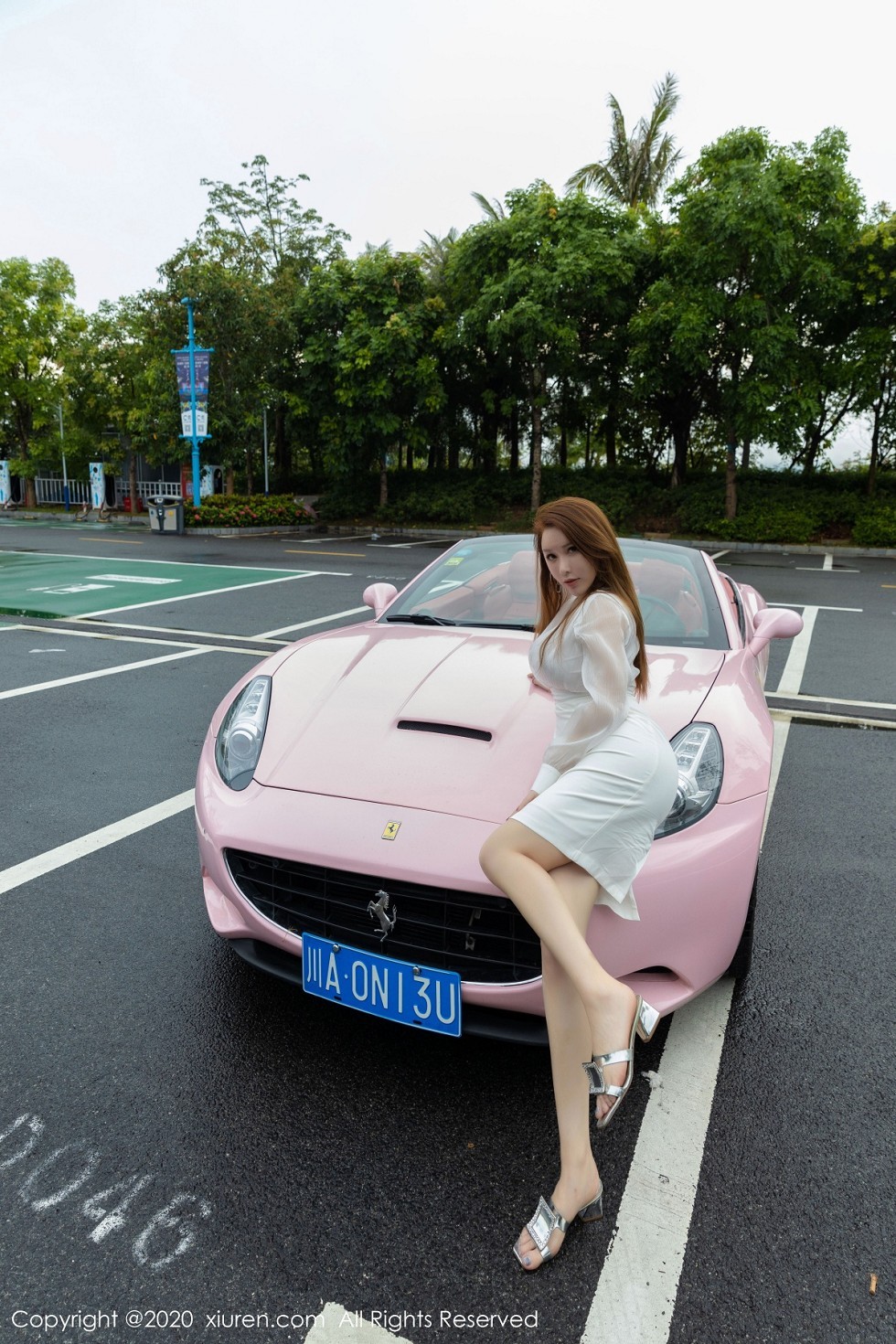 XiuRen第2641期_女神Egg-尤妮丝＆妲己_Toxic倾情出境香车美人主题迷人诱惑写真65P