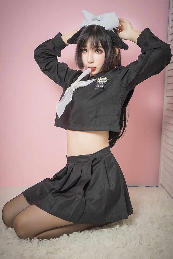 性感COS小酥酱美腿深沟可爱可口(图18)