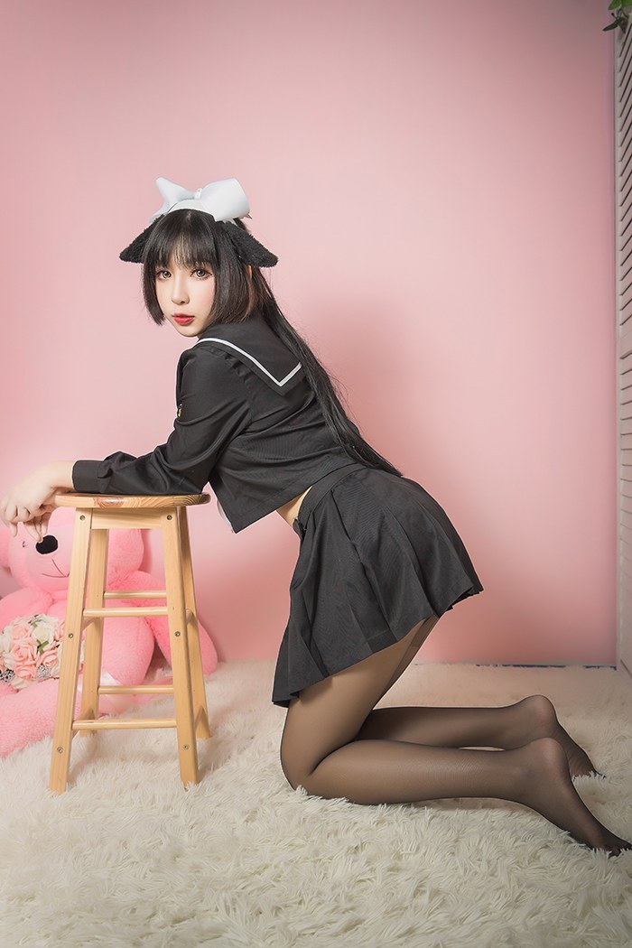 性感COS小酥酱美腿深沟可爱可口(图19)