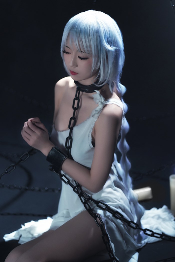 绝美COS铁板烧鬼舞禁欲束缚调教(图31)