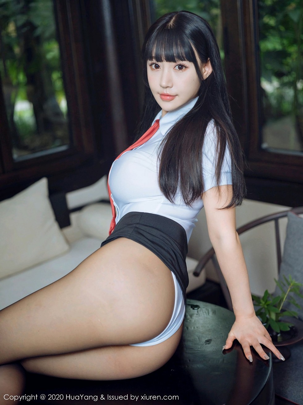 [HuaYang花漾]Vol.318_女神朱可儿Flower西双版纳旅拍性感白衬衣配黑丝裤袜诱惑写真58P