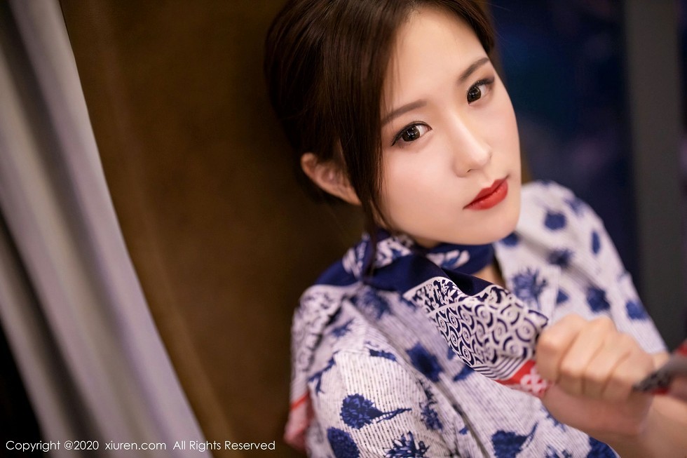 [XiaoYu画语界]Vol.407_嫩模杨紫嫣Cynthia空乘制服主题性感内衣配黑丝裤袜诱惑写真82P