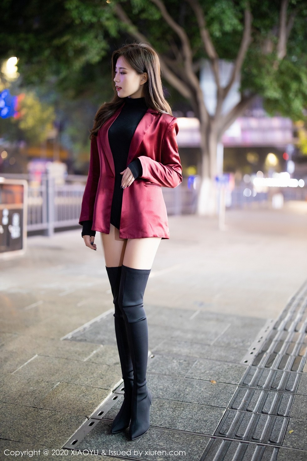 [XiaoYu画语界]Vol.415_嫩模杨紫嫣Cynthia时尚街拍+私房透视内裤秀翘臀诱惑写真93P
