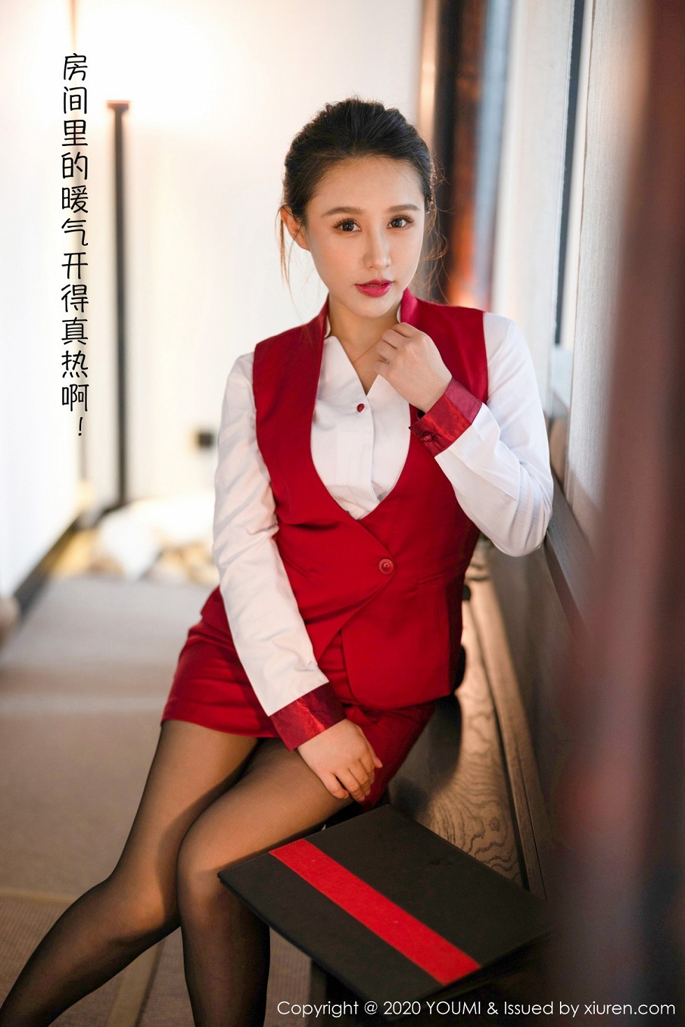 [YouMi尤蜜荟]Vol.562_嫩模徐安安杭州旅拍私人管家剧情主题性感红色内衣完美诱惑写真86P