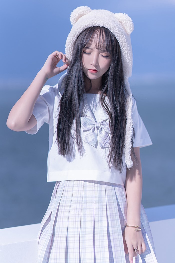 思春期少女米线线JK制服美腿撩人(图9)