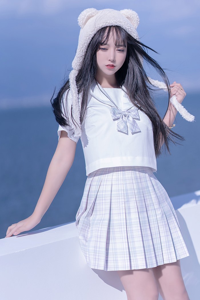 思春期少女米线线JK制服美腿撩人(图14)