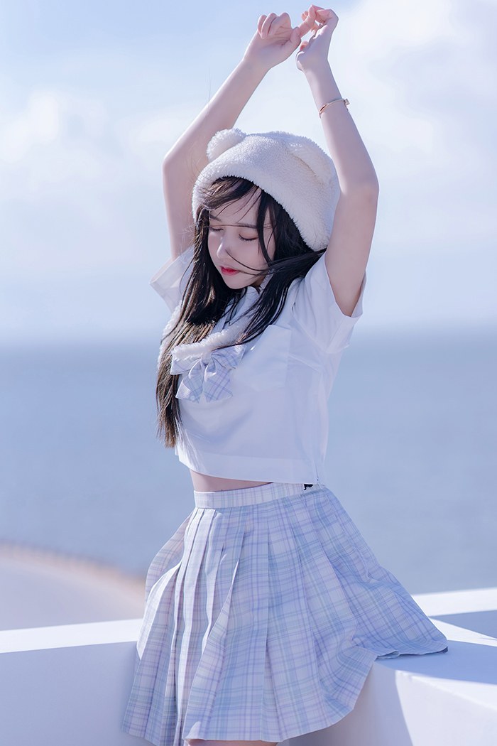 思春期少女米线线JK制服美腿撩人(图15)