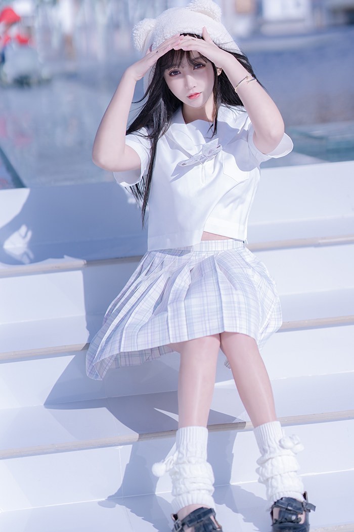 思春期少女米线线JK制服美腿撩人(图21)