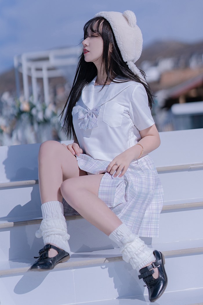 思春期少女米线线JK制服美腿撩人(图22)