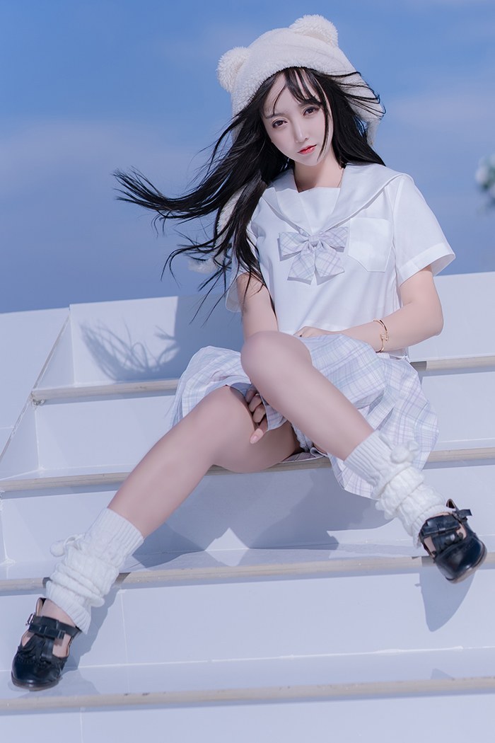 思春期少女米线线JK制服美腿撩人(图23)