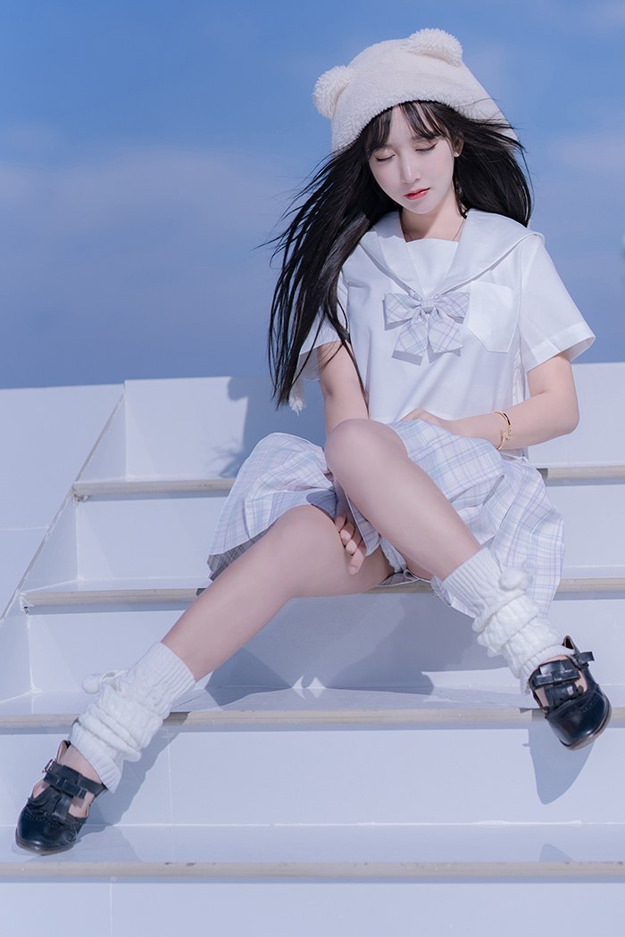 思春期少女米线线JK制服美腿撩人(图24)