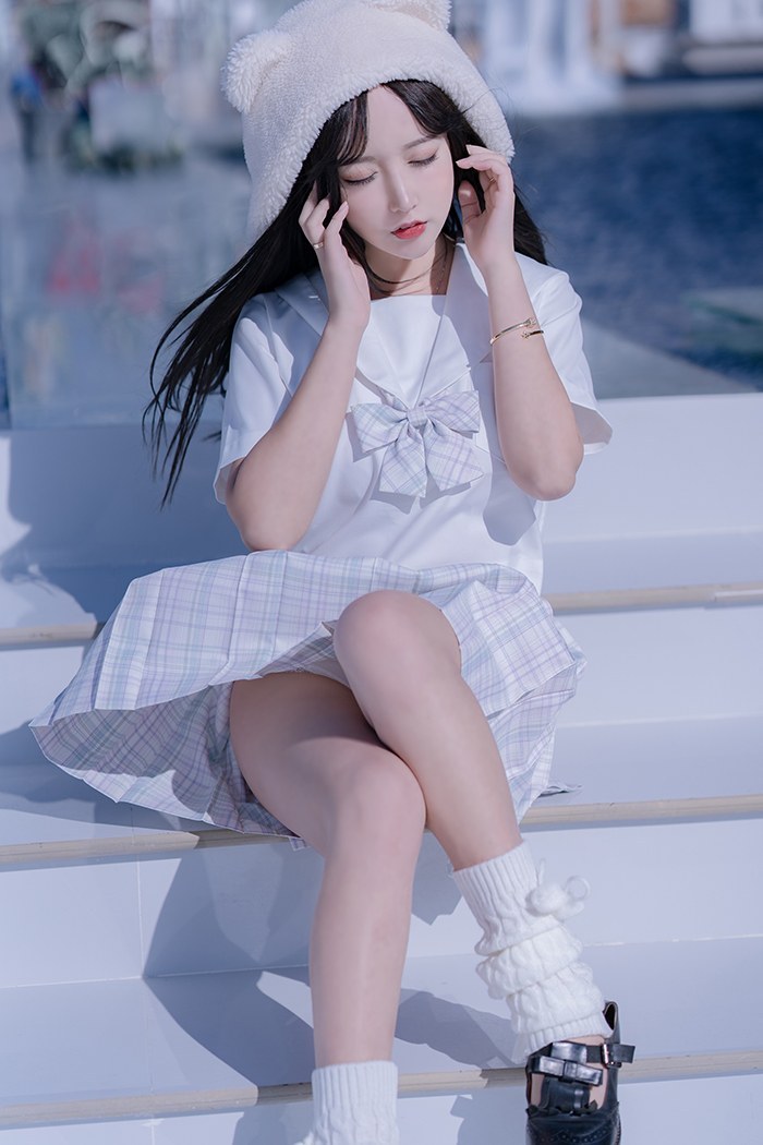 思春期少女米线线JK制服美腿撩人(图25)