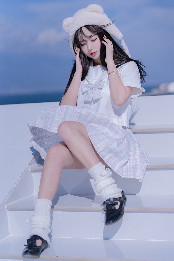 思春期少女米线线JK制服美腿撩人(图26)
