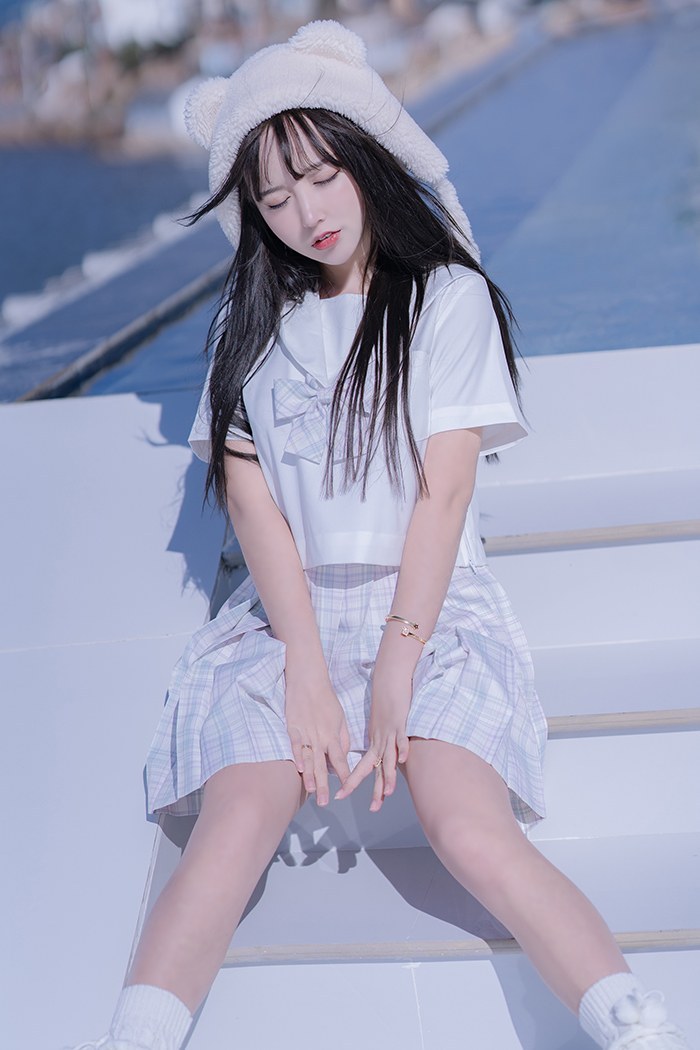 思春期少女米线线JK制服美腿撩人(图36)