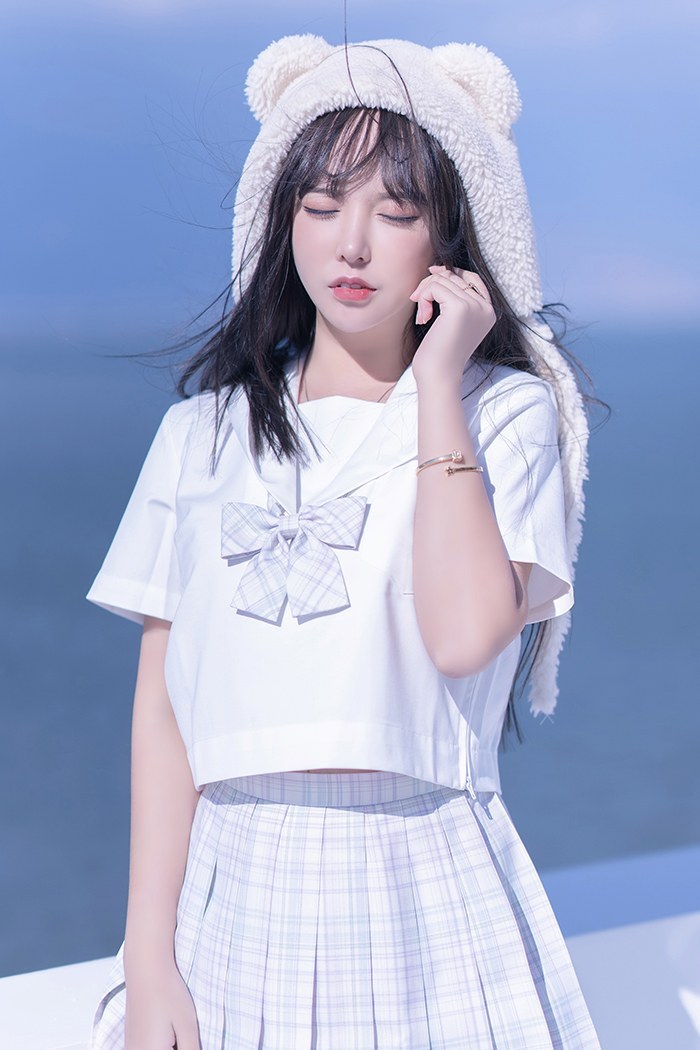 思春期少女米线线JK制服美腿撩人(图8)