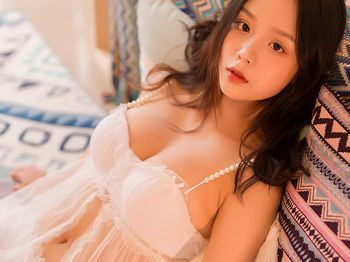 VOL.081_嫩模木木夕小妹妹x私人性感白色薄纱内衣秀完美身材骚扰写真46P