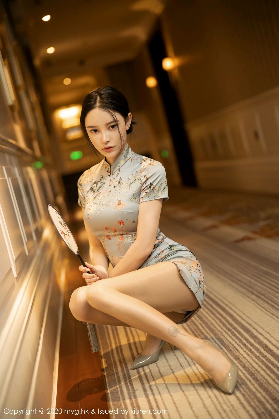 [MyGirl美媛馆]Vol.473_女神唐琪儿床上古典婀娜旗袍配肉丝裤袜撩人姿势诱惑写真148P