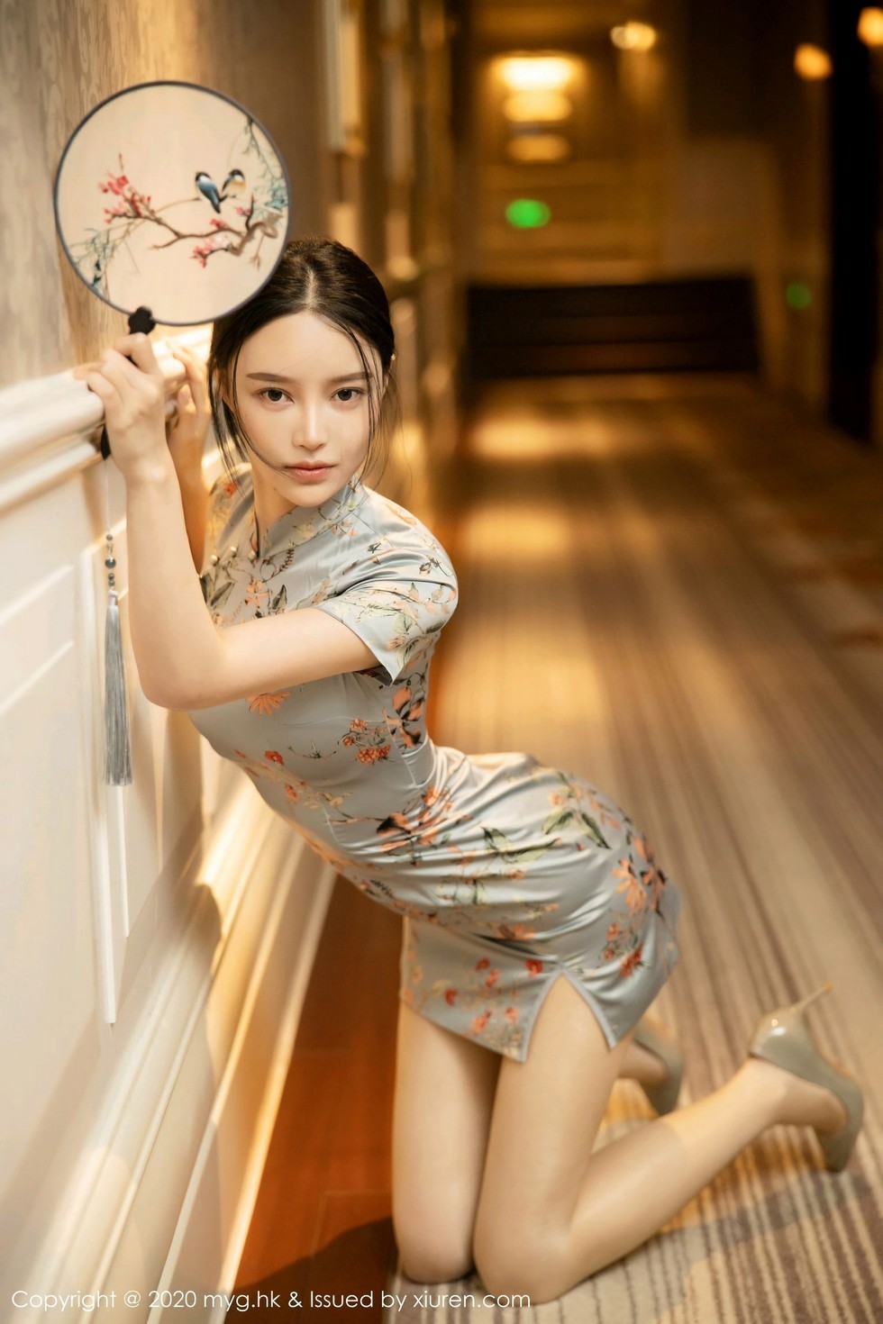 [MyGirl美媛馆]Vol.473_女神唐琪儿床上古典婀娜旗袍配肉丝裤袜撩人姿势诱惑写真148P