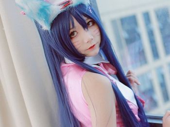 Vol.328_红高跟鞋美少女私人阿狸女郎服饰连身短裙秀美腿性感写真25P