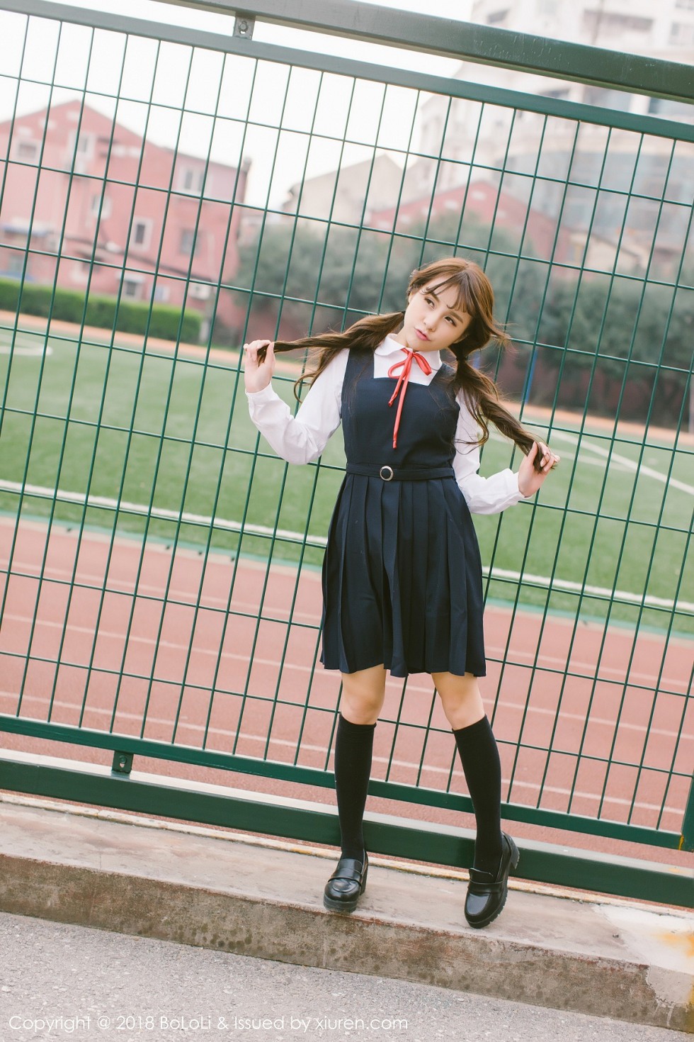[Tukmo兔几盟]Vol.113_嫩模夏美酱户外古典优雅洛丽塔系列+清纯可爱学生制服写真62P